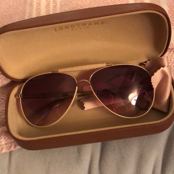 Longchamp 61mm aviator sunglasses Clearance